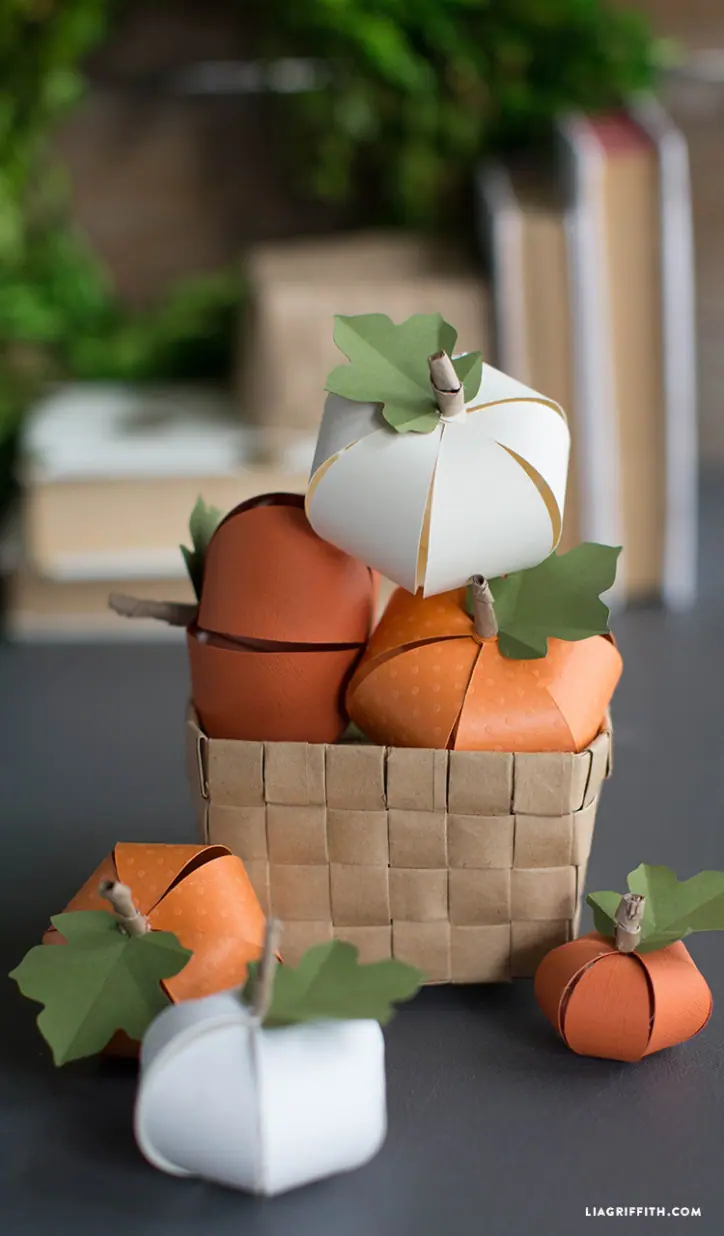 3D Mini Paper Pumpkin