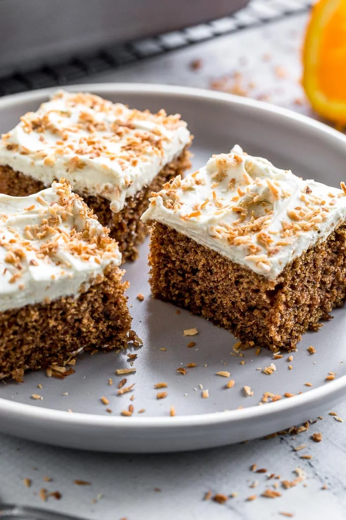 Chai Spiced Cake with Coconut Whip