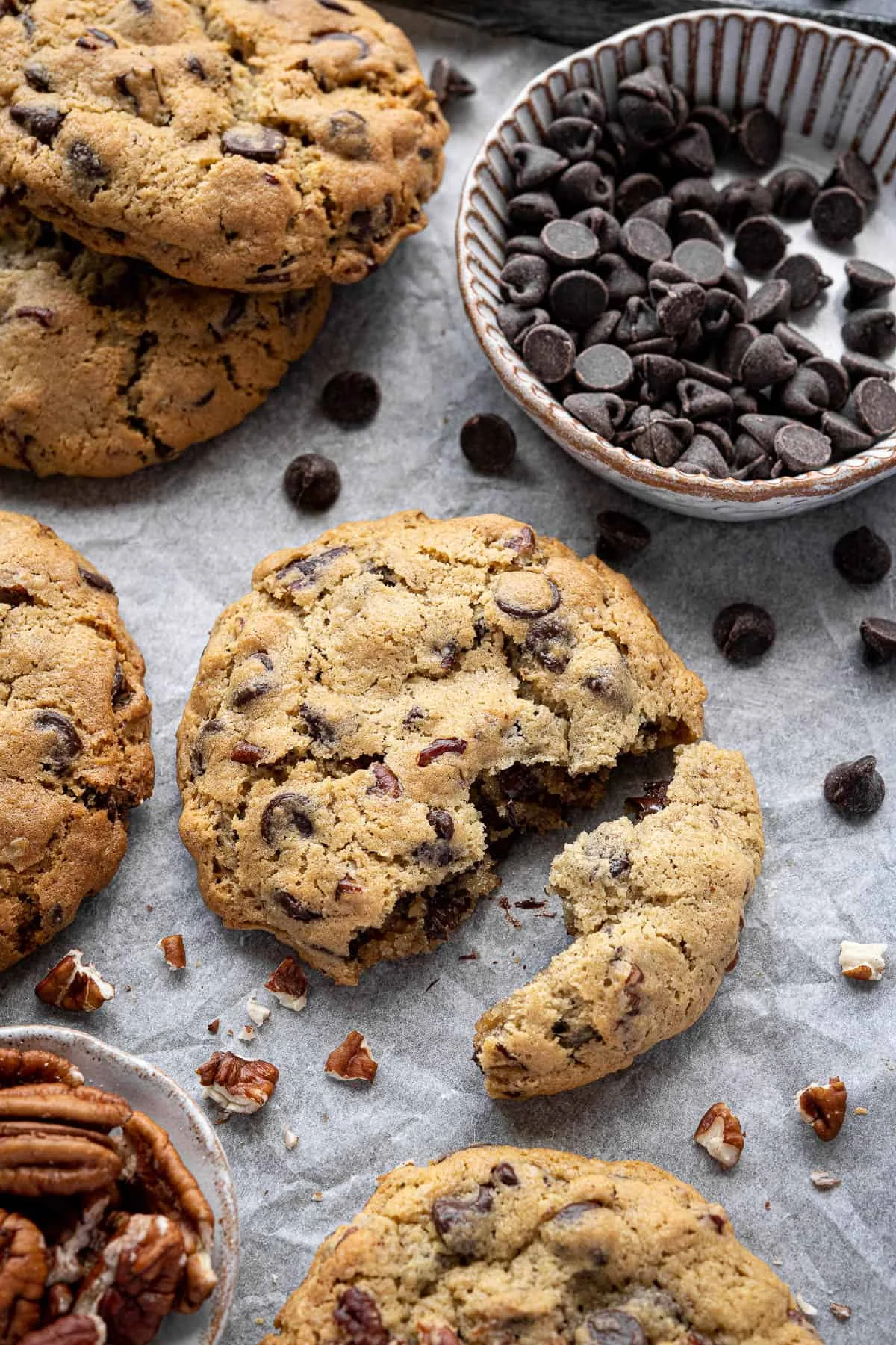 Chocolate Chip Pecan Cookies