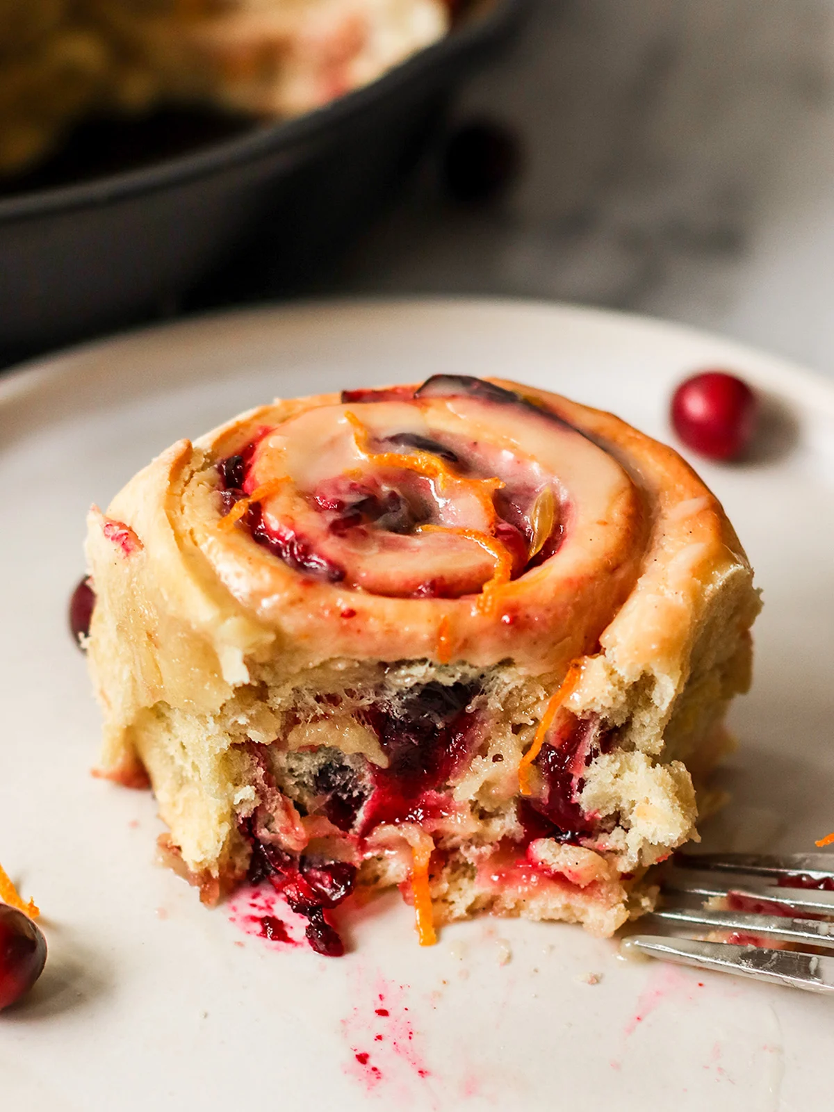 Cranberry Orange Bun