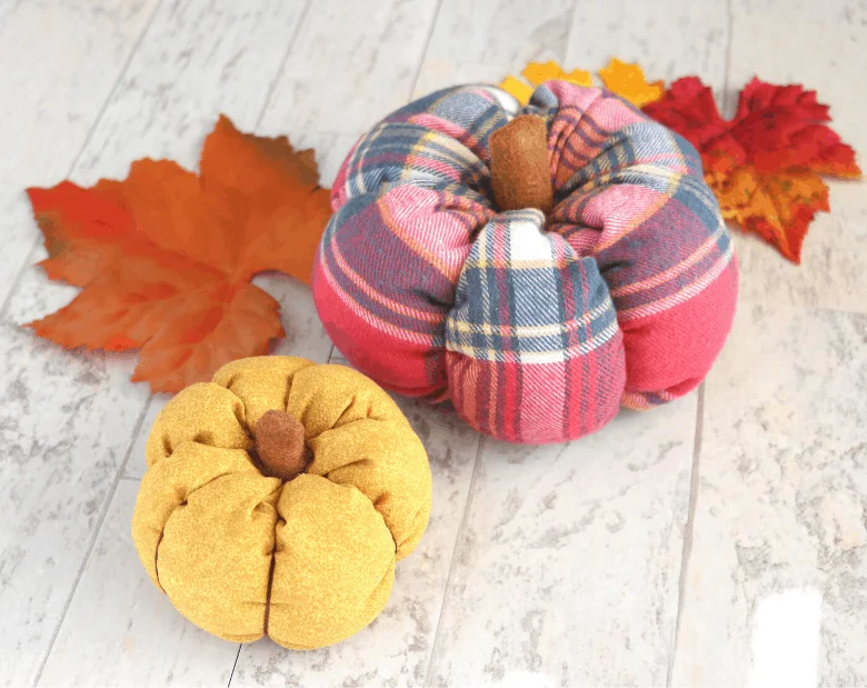 DIY Fabric Pumpkins