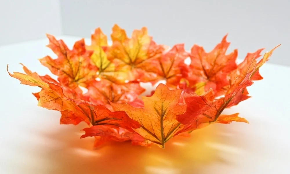 DIY Fall Leaf Bowl