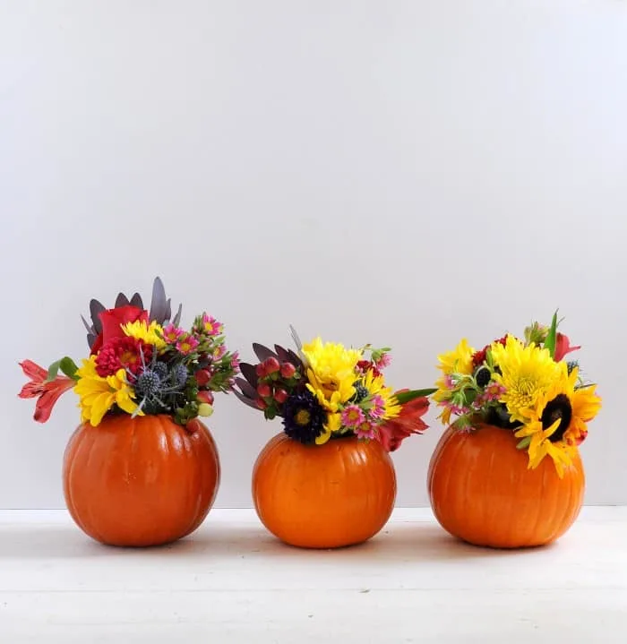 DIY Mini Pumpkin Vase