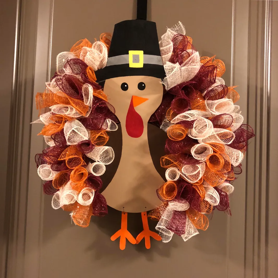 DIY Turkey Wreath