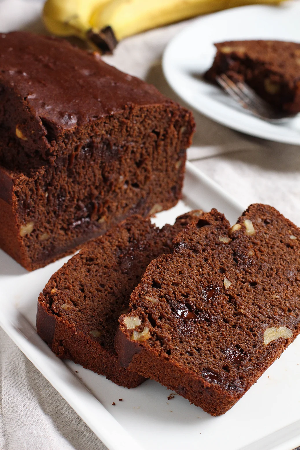 Double Fudge Banana Bread