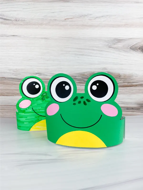 Frog Headband Printable for Kids