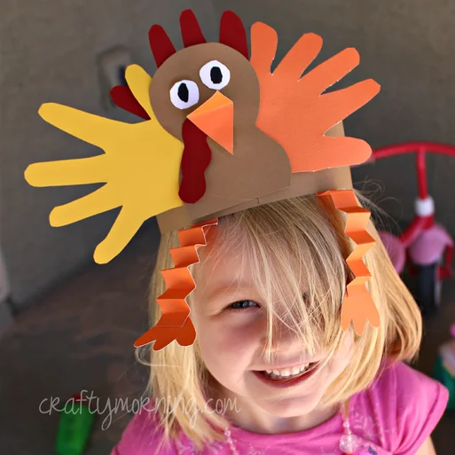 Handprint Turkey Hat