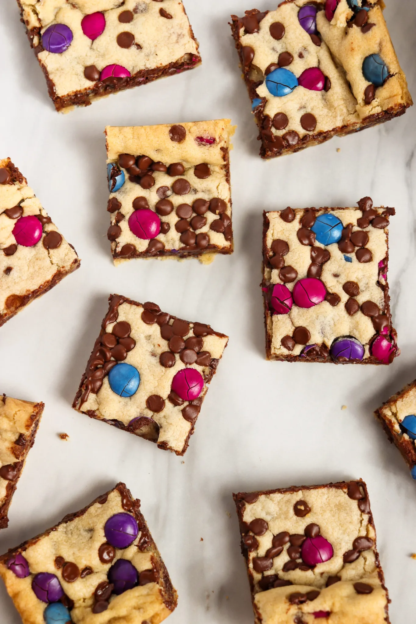 M&amp;M Cookie Bars