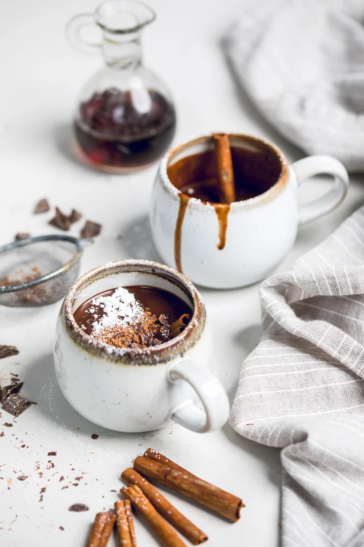 Maple Cinnamon Hot Chocolate