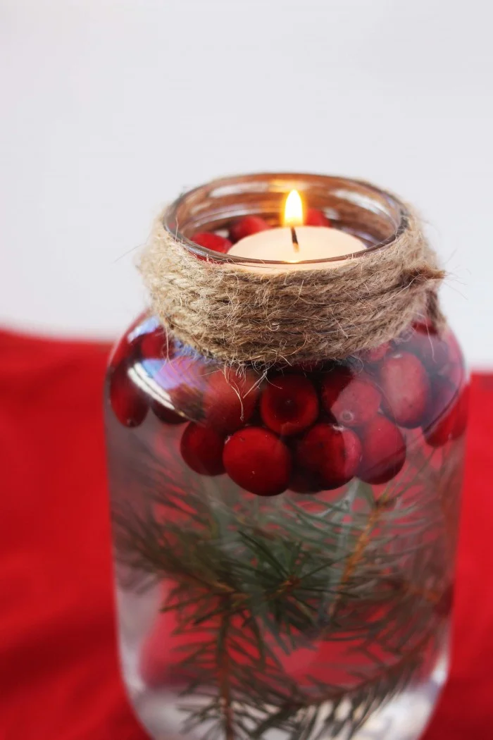 Mason Jar Candle Holder