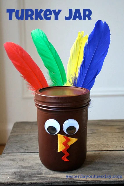 Mason Jar Turkeys