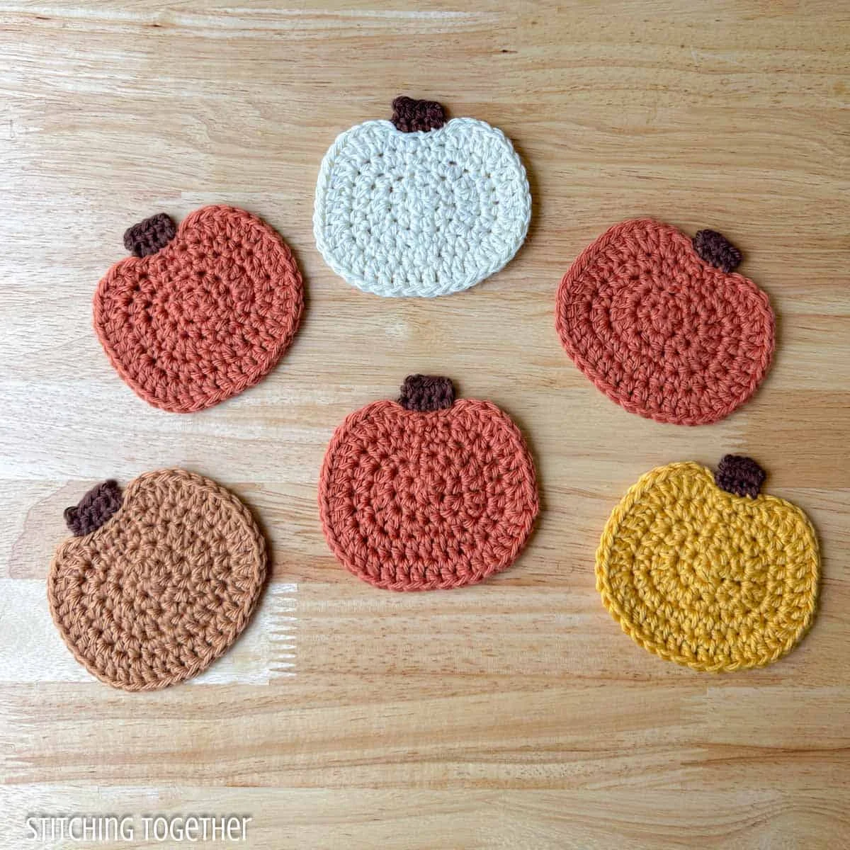 Pumpkin Coasters