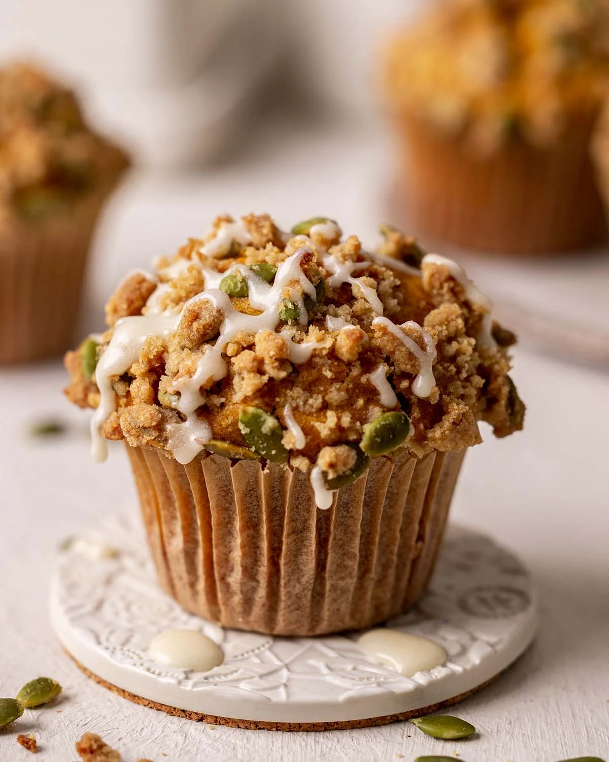 Pumpkin Spice Streusel Muffins