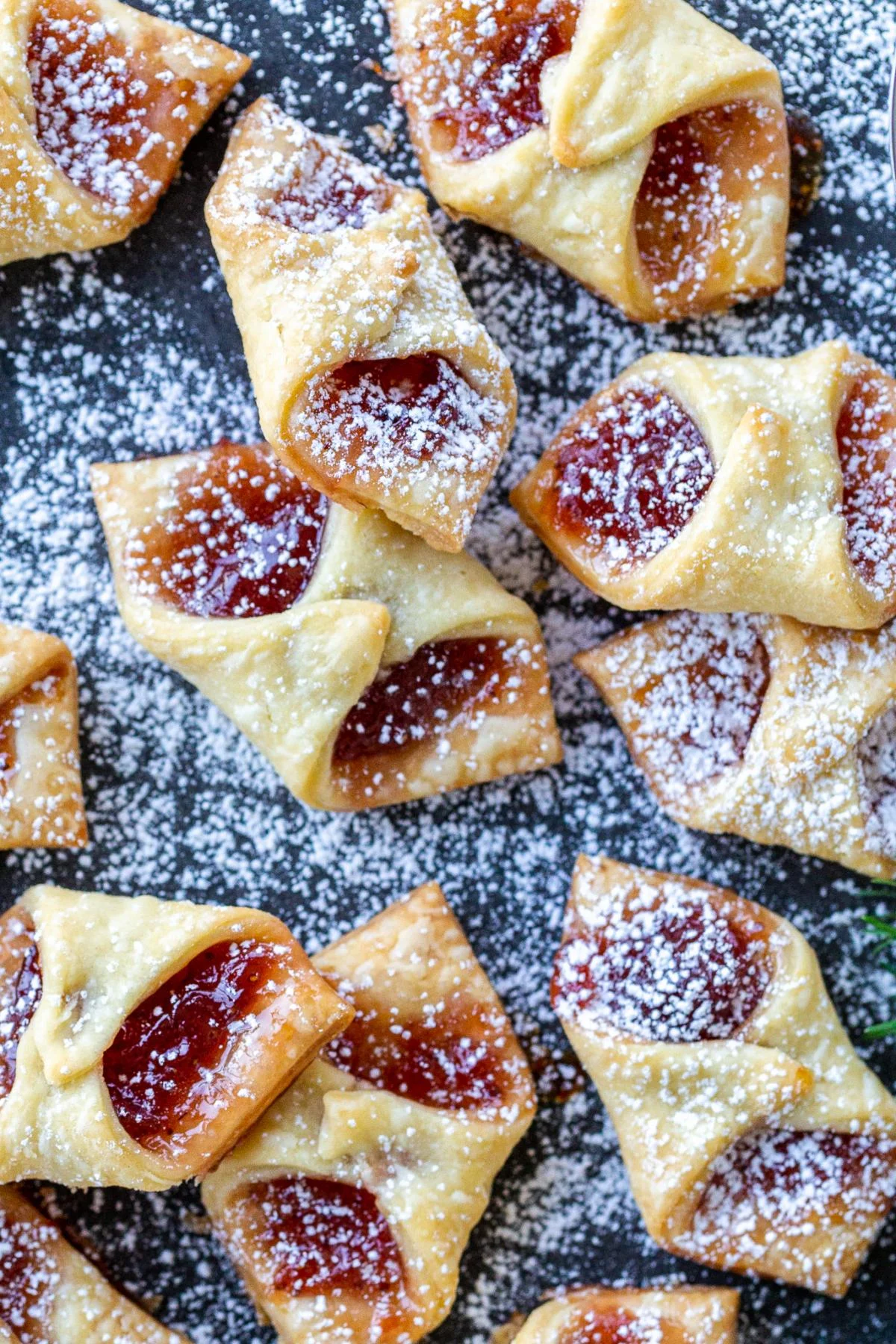 Raspberry Bow Tie Cookies