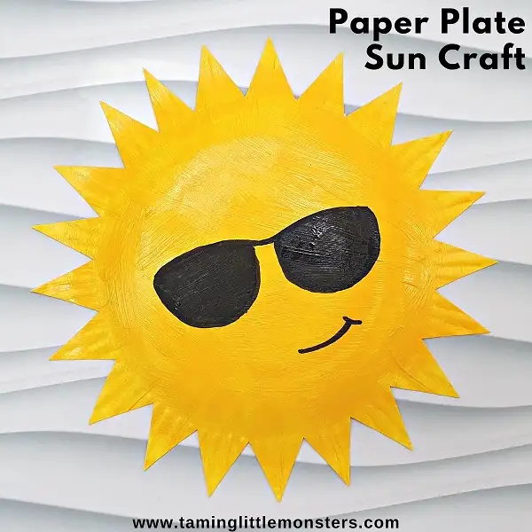 Sun Paper Plate