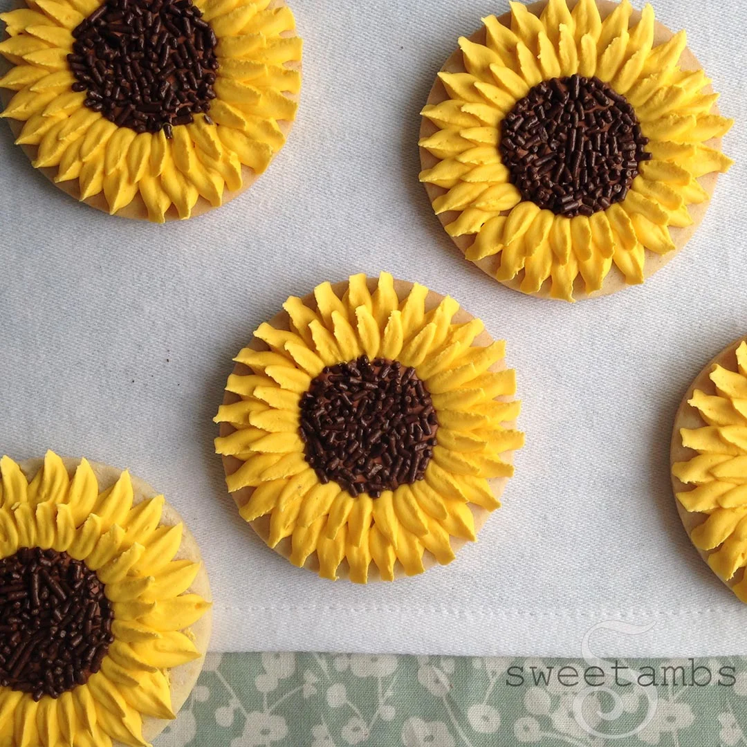 Sunflower Cookies