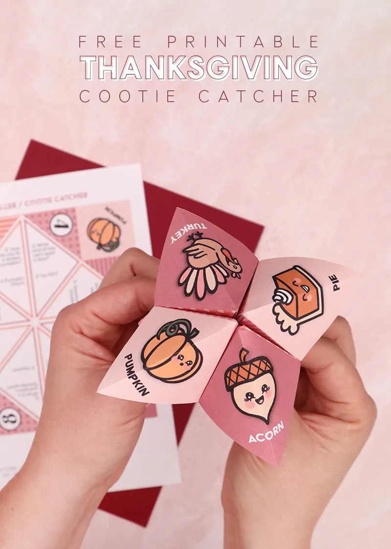 Thanksgiving Cootie Catcher