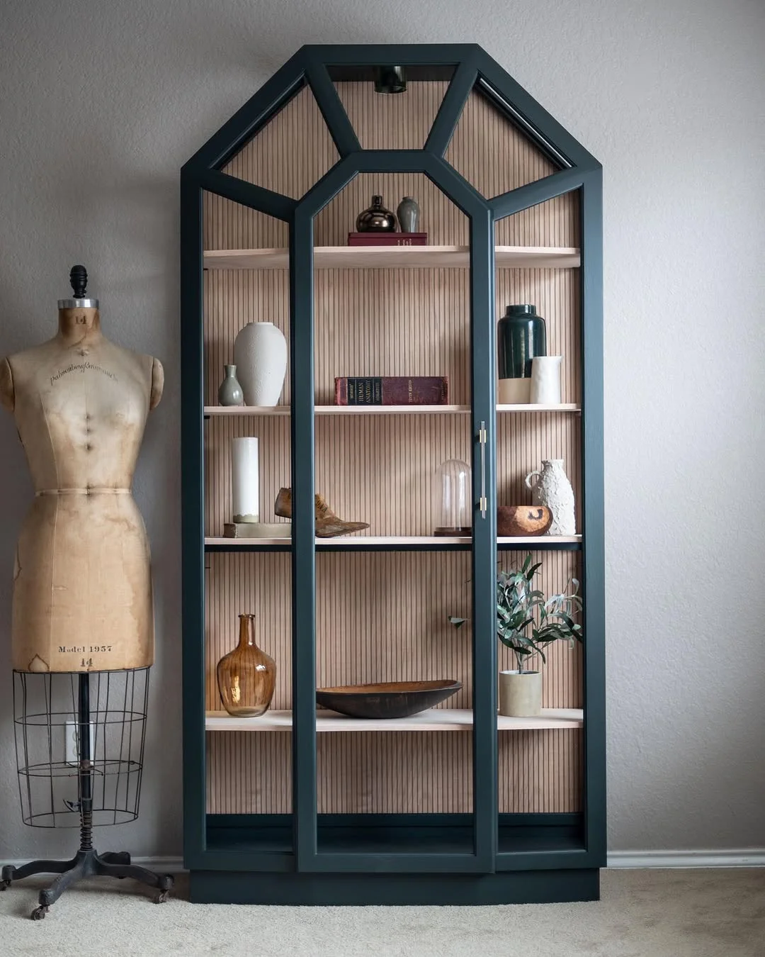 Geometric Display Cabinet