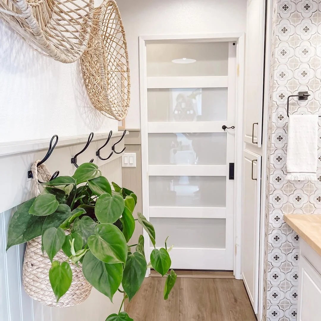 Modern Laundry Room Door