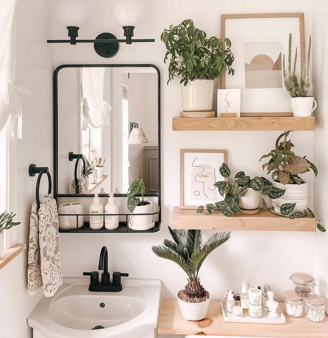 Bohemian Modern Bathroom Decor