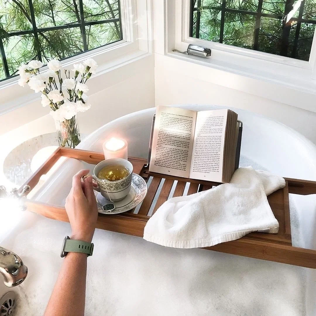 Bathtime Bliss with a Bamboo Caddy