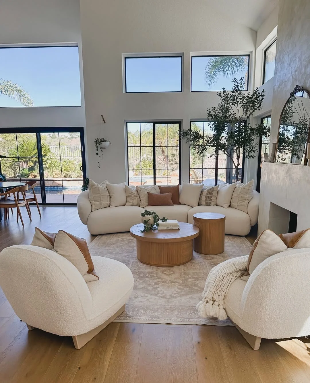 Bright and Airy Neutral Living Room