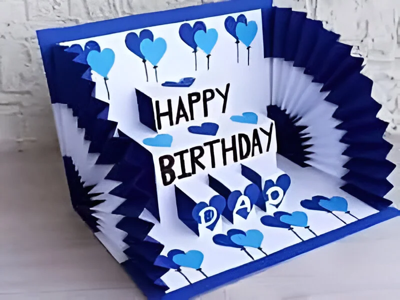 3D Pop-Up Balloon Card to Celebrate Dad’s Day