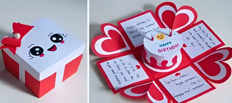 Heartfelt Pop-Up Heart Birthday Card for Dad