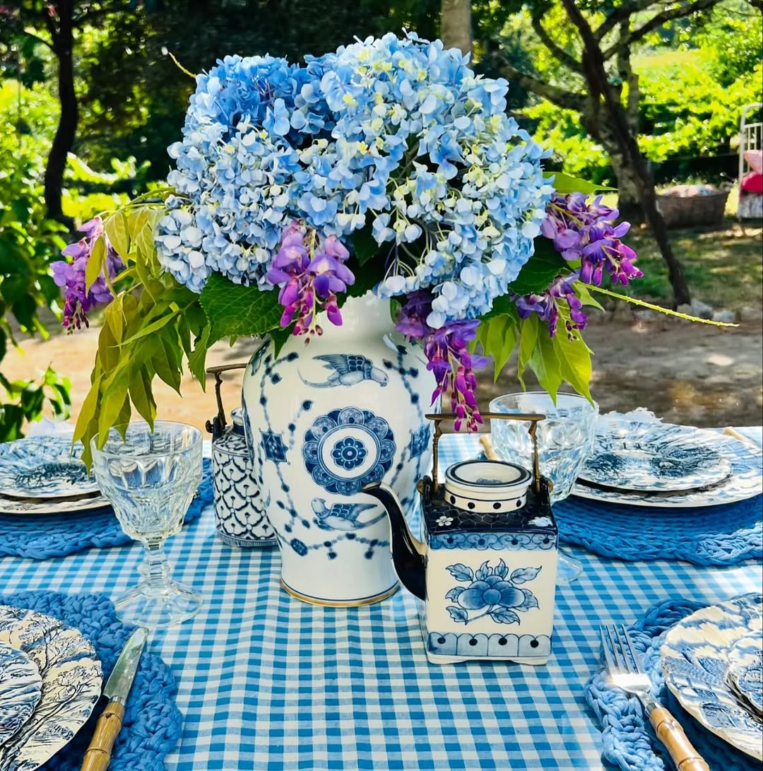 Blue Chinoiserie Garden Party