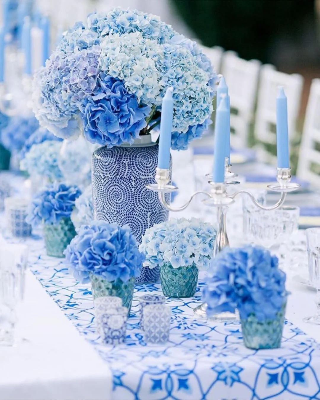 Hydrangea Heaven Tablescape