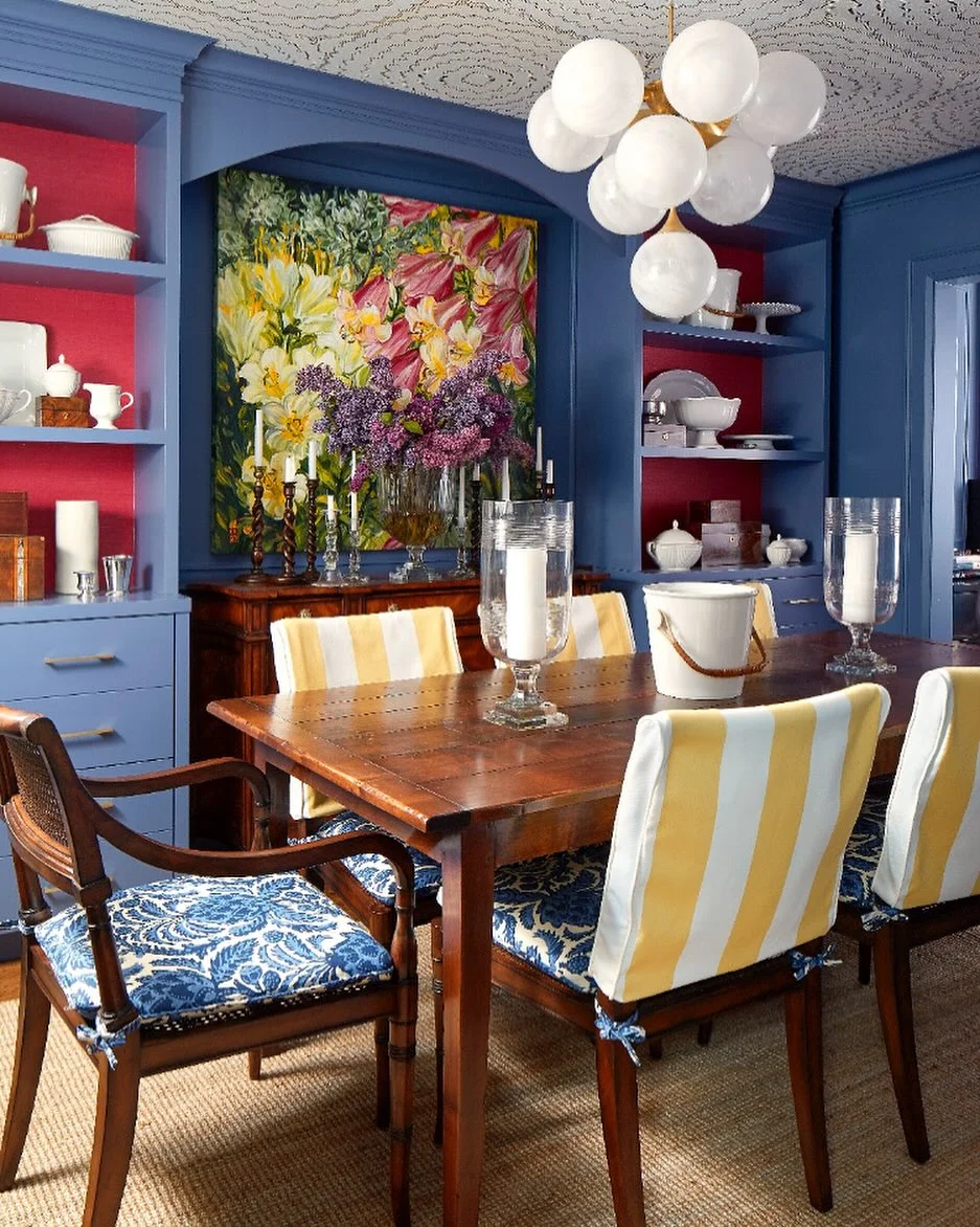 Blue Hues Dining Room