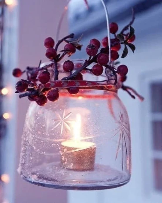 Hanging Christmas Candles