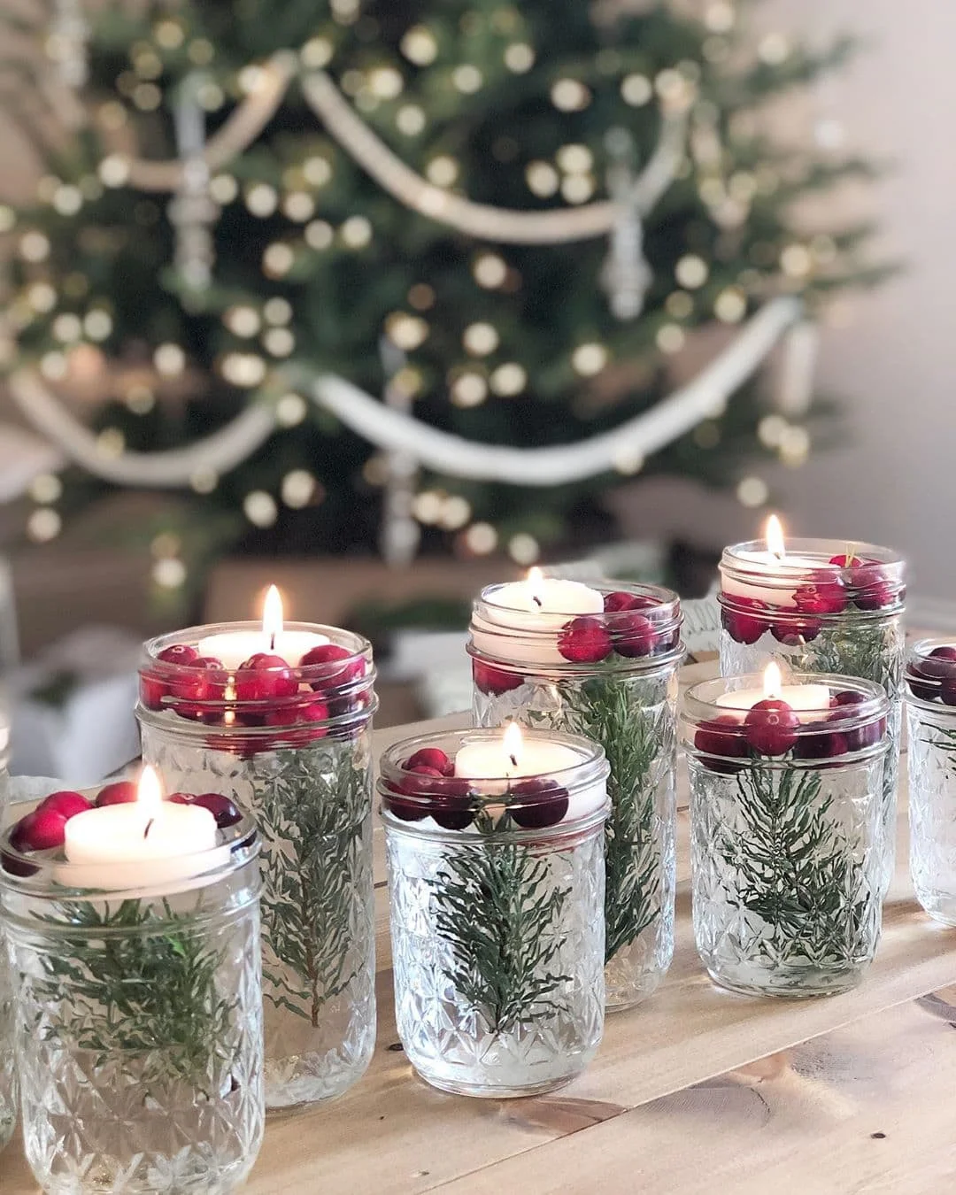 Floating Christmas Candles