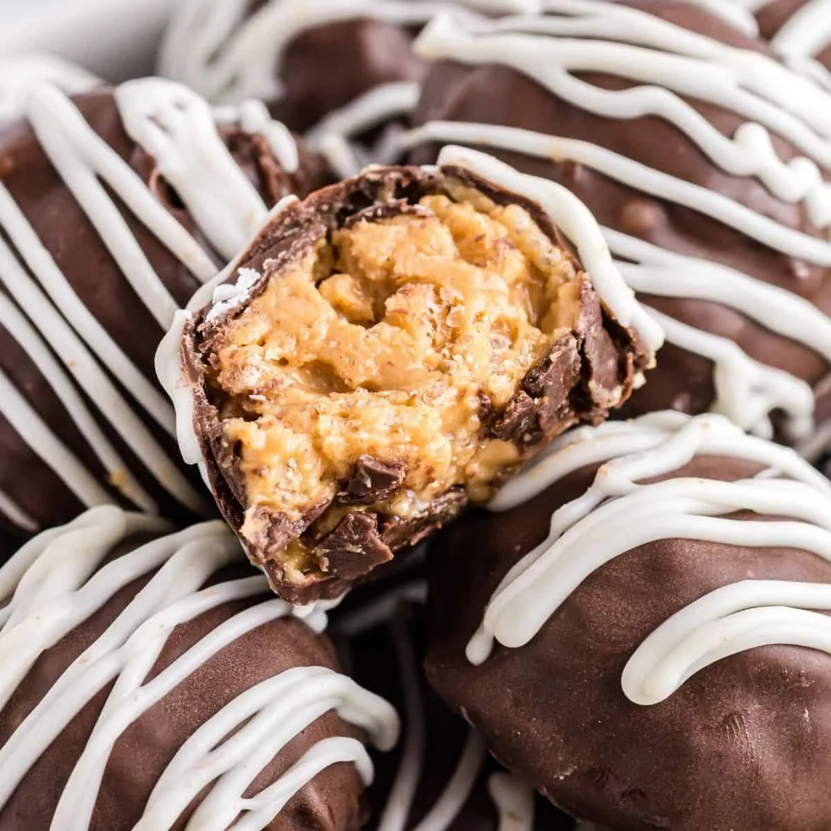 Peanut Butter Balls with Rice Krispies