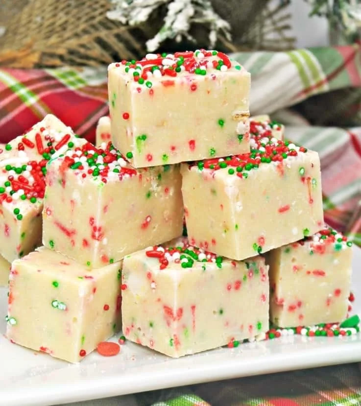 Sugar Cookie Christmas Fudge