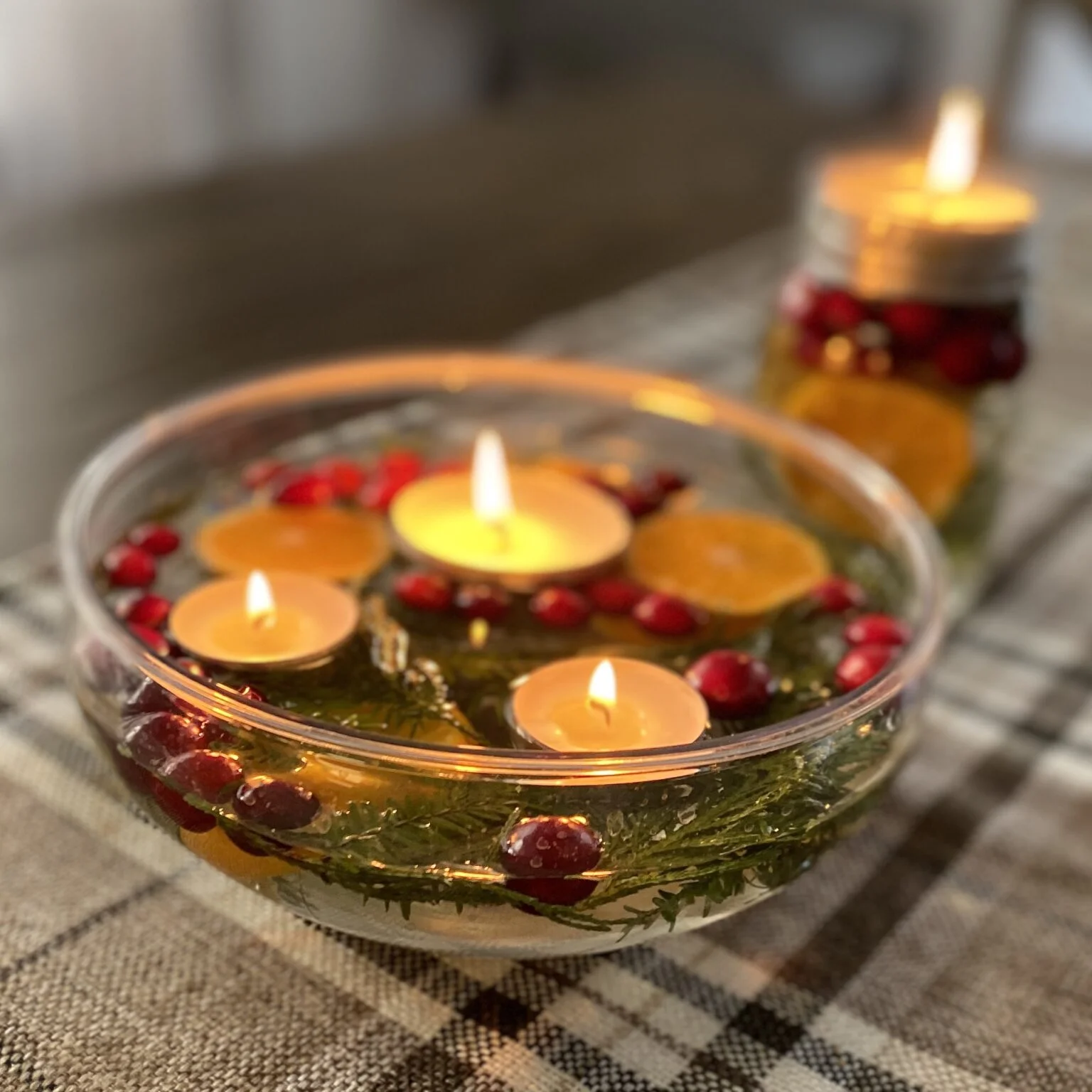 Floating Candle Centerpiece