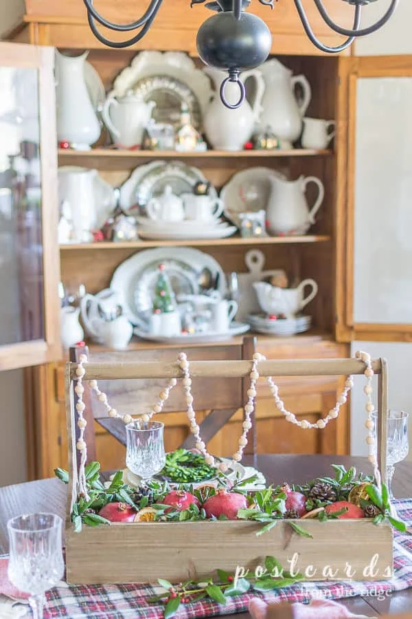 Christmas Table Toolbox Centerpiece