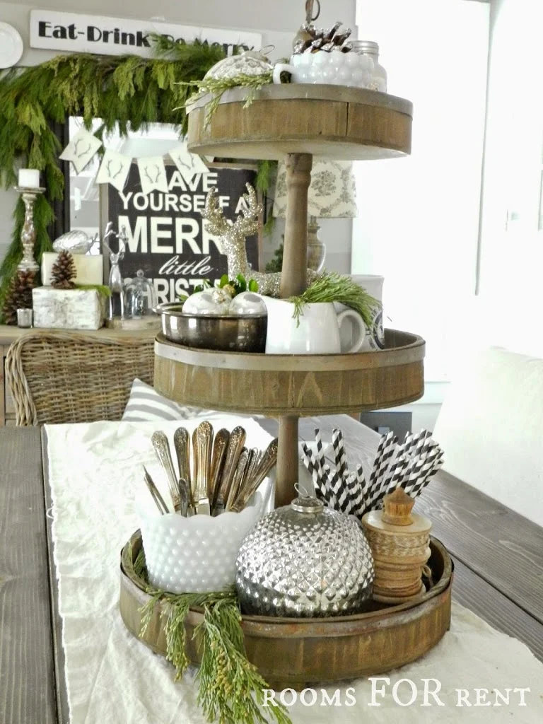 Woodland Glam Tiered Tray