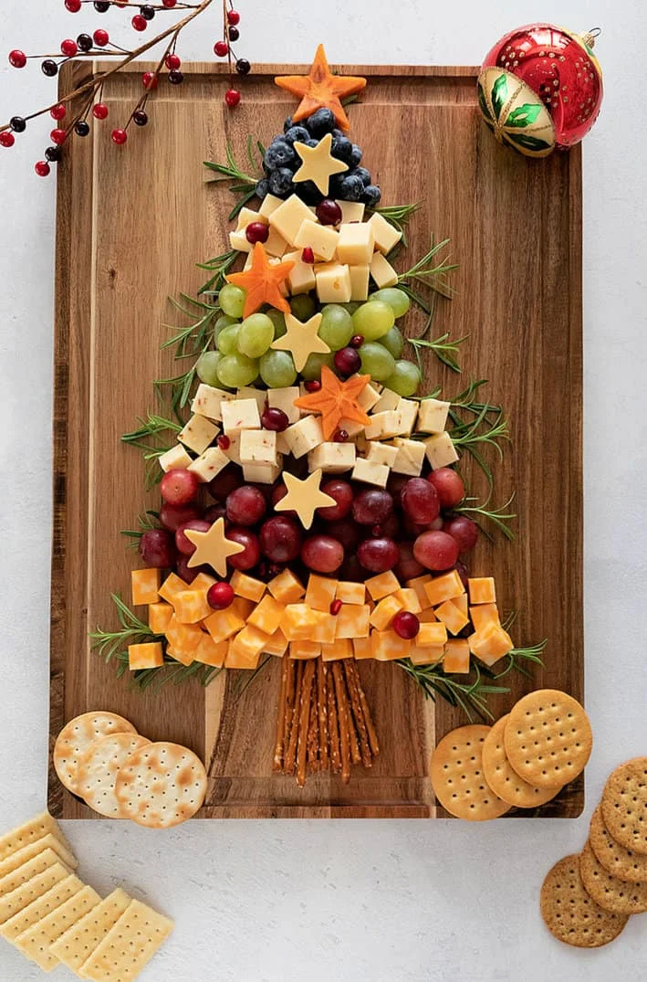 Christmas Tree Shaped Charcuterie