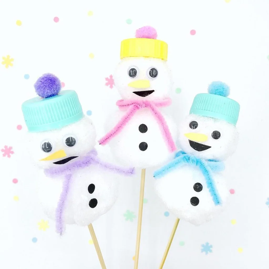 Upcycled Snowman Crafts