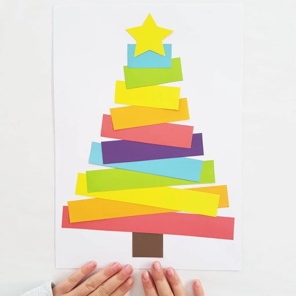 Colorful Christmas Tree Crafts