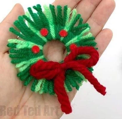 Mini Woolen Wreathes