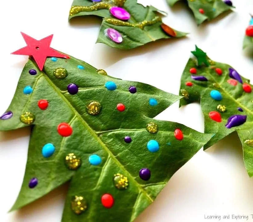 Christmas Tree Leaf Decorations