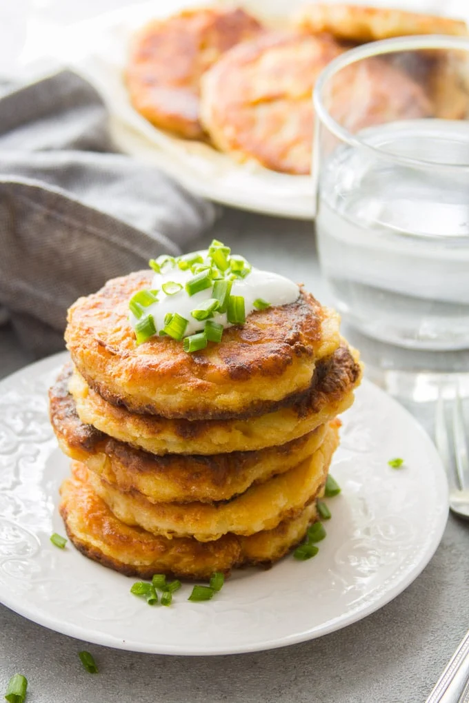 Leftover Mashed Potato Pancakes