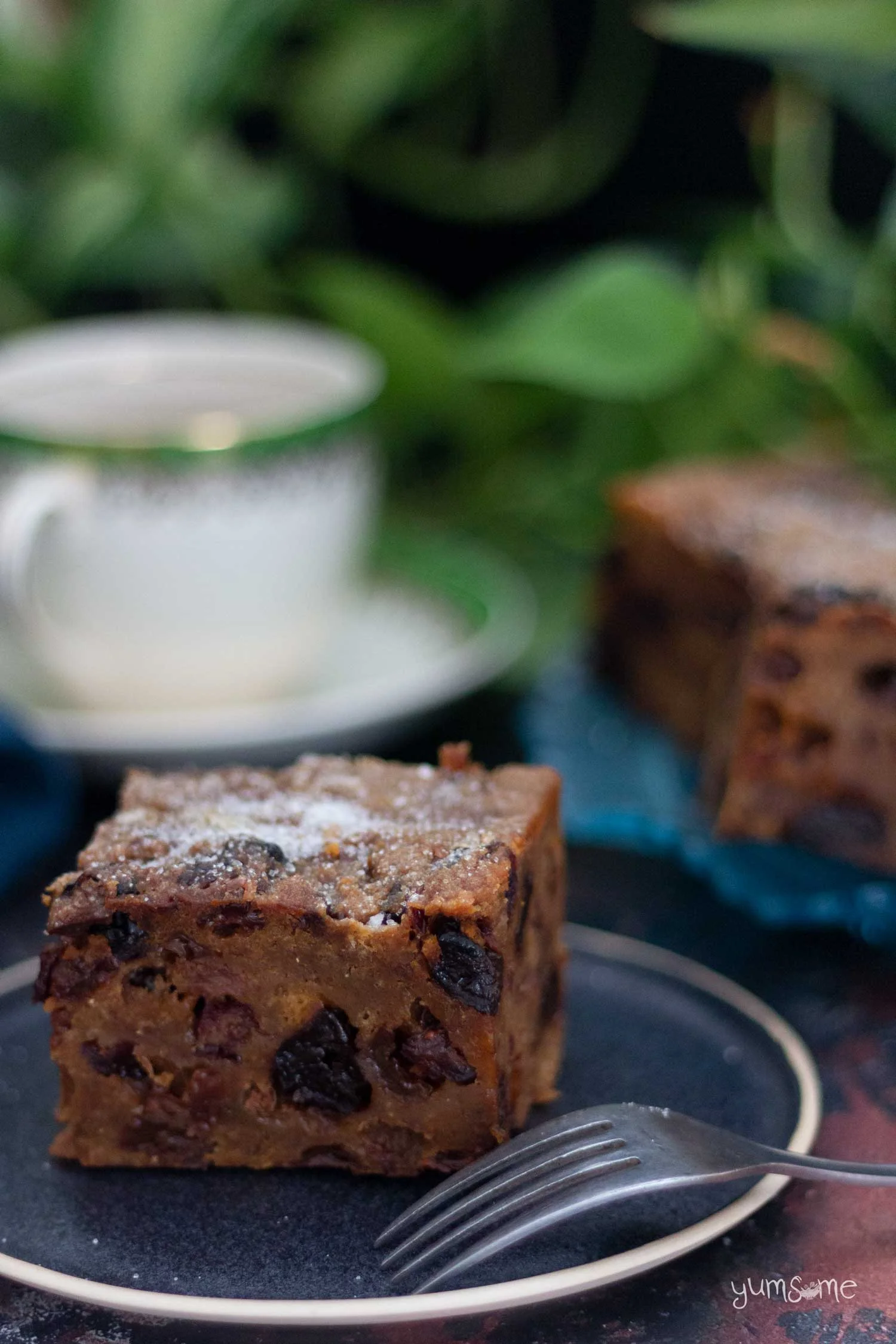 Fruit Cake Bread Pudding