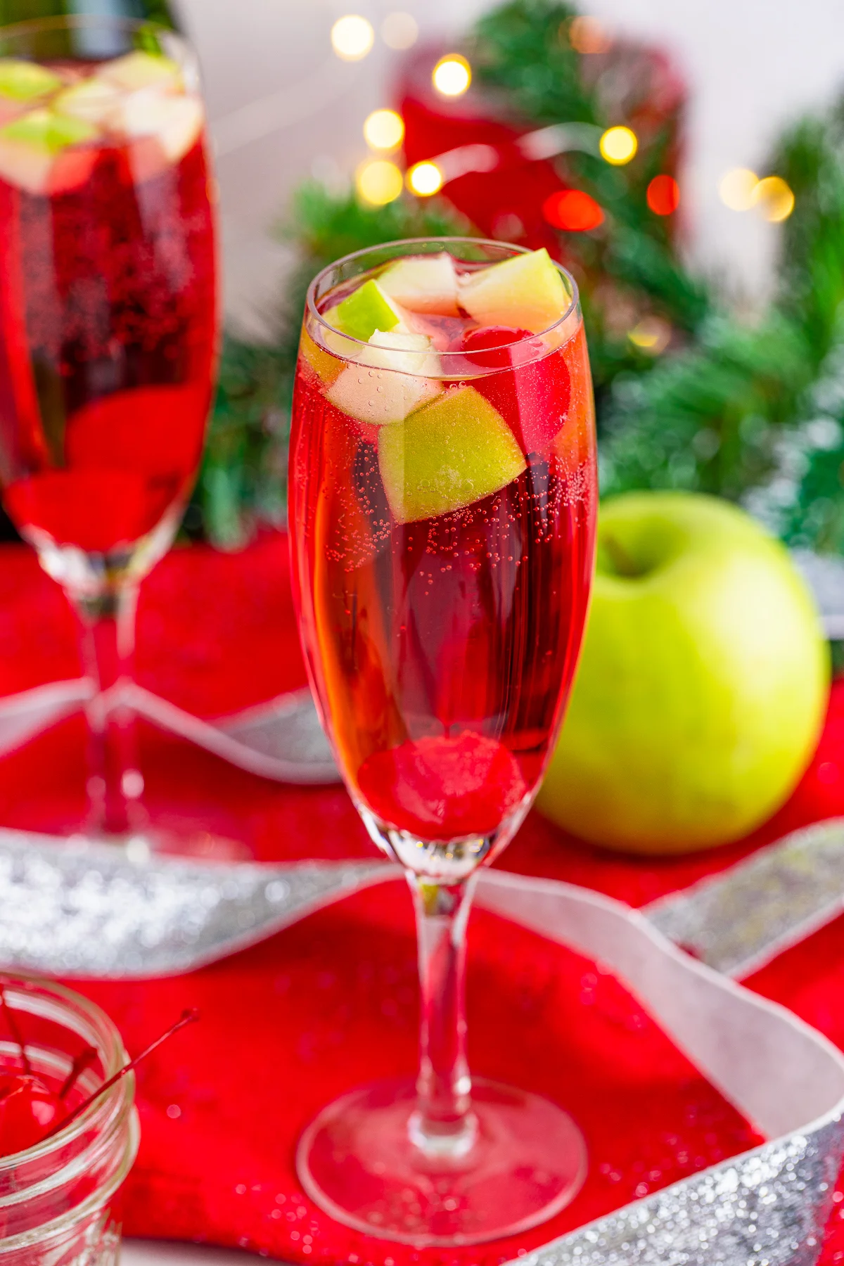 Christmas Mimosa Mocktails