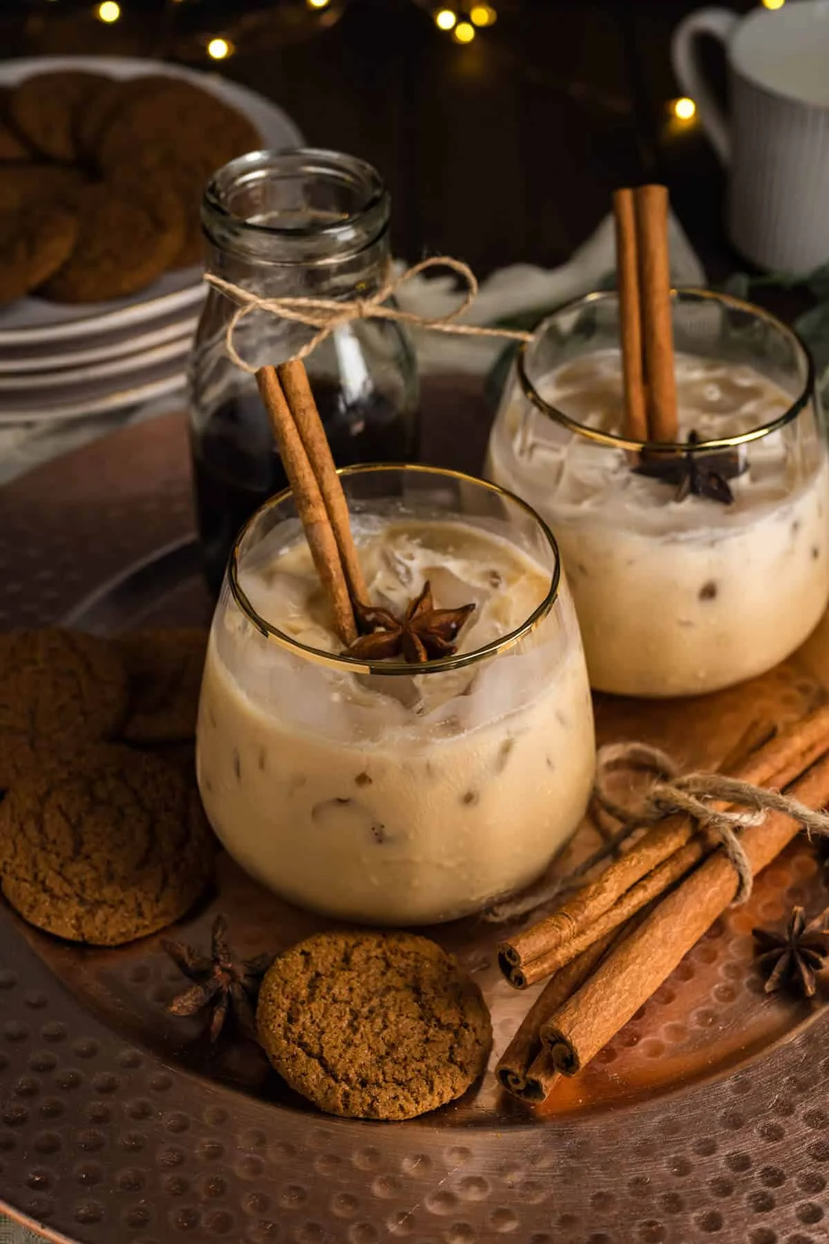 Gingerbread White Russian Mocktail