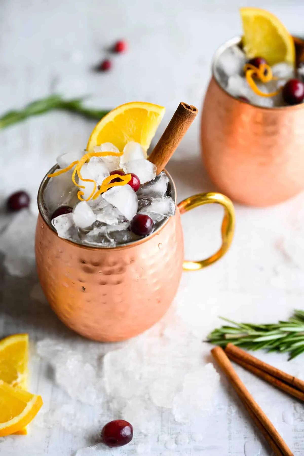 Cranberry Moscow Mule Mocktail