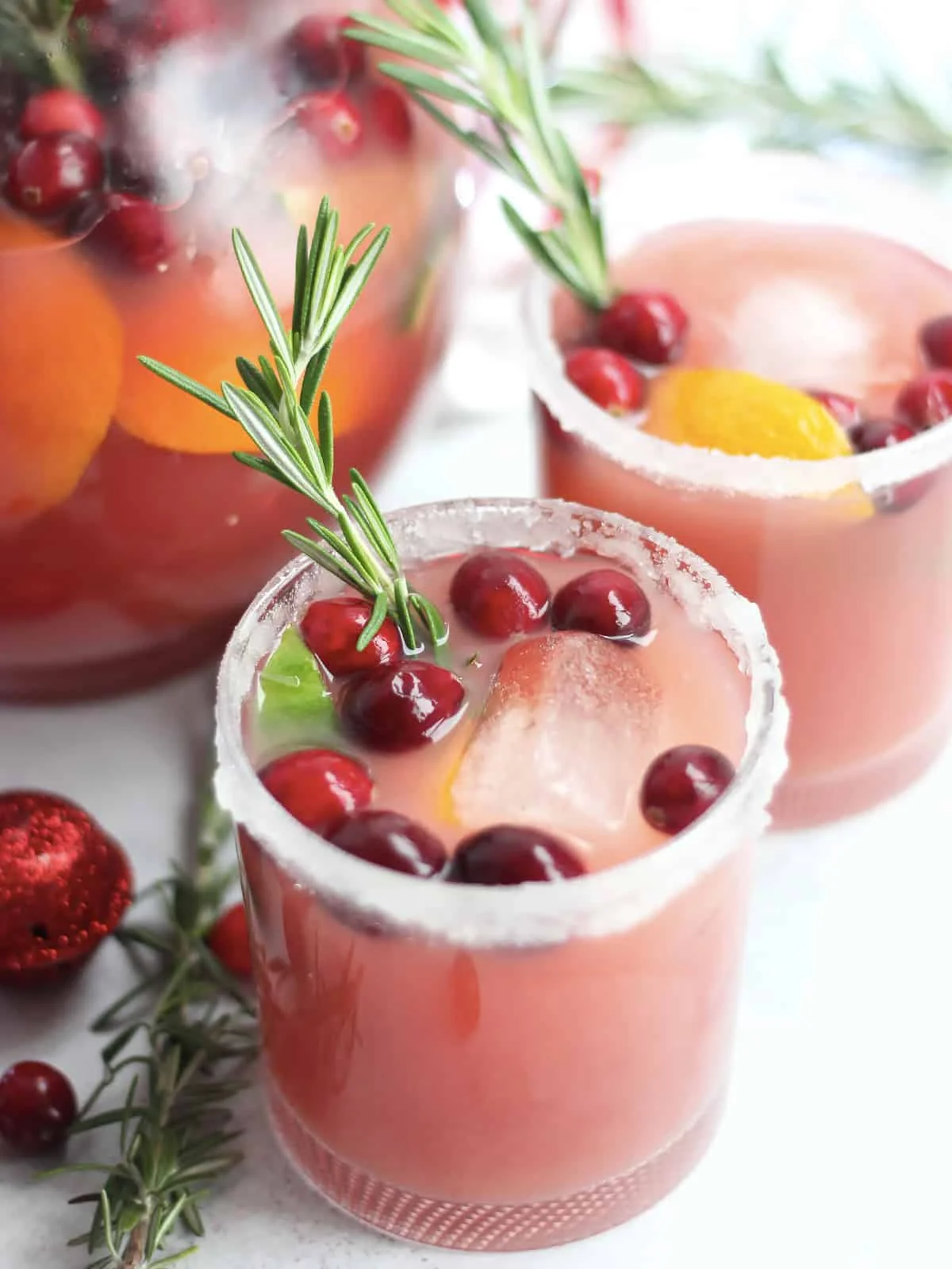 Cranberry, Orange and Ginger Mocktail