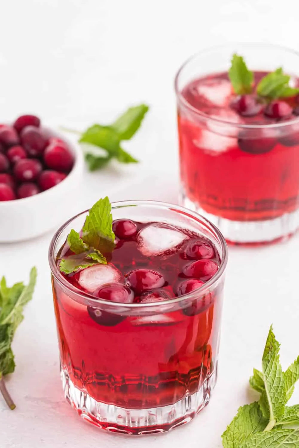 Cranberry Mint Mocktail